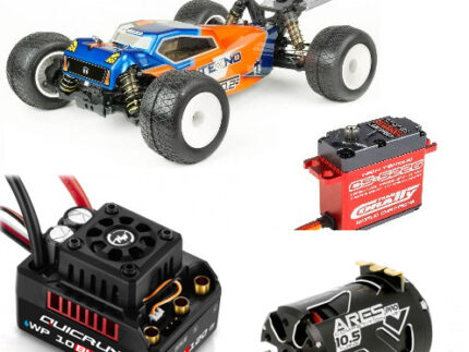 Tekno ET410 2.1 Beginner Sparset Hobbywing QuicRun W10BL120 120A + Corally CS-5226