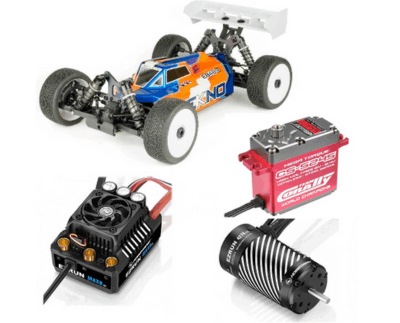 Tekno EB 48 2.2 -Basher Bundle HW Ezrun MAX8 G2S Combo 4278SD 2250kV G2R+ Corally CS-5245
