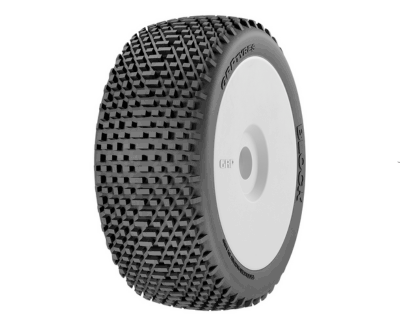 GRP -BLOCK – S25 Super Soft – Komplettrad (1 Paar) weiße Felge