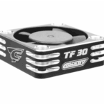 Team Corally - Ultra High Speed Cooling Fan TF-30 w/BEC connector - 30mm - Color Black - Silver