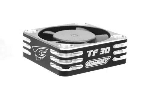 C 53110 2 Team Corally - Ultra High Speed Cooling Fan TF-30 w/BEC connector - 30mm - Color Black - Silver – Bild 1