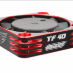 Team Corally - Ultra High Speed Cooling Fan TF-40 w/BEC connector - 40mm - Color Black - Red
