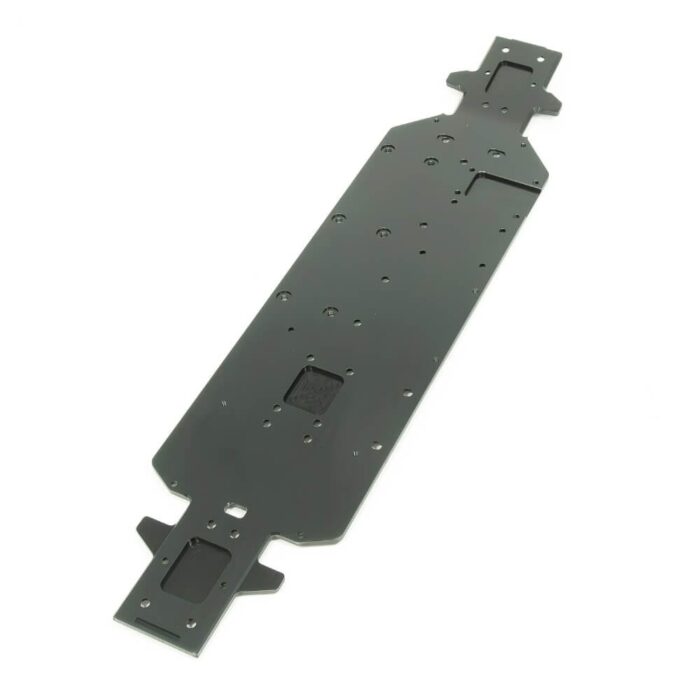 TKR9602 – Chassis (4mm, 7075, black ano, MT48 2.0) – Bild 1