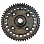 Hauptzahnrad 52T aus 4140 Carbonstahl Schwarz Sledge