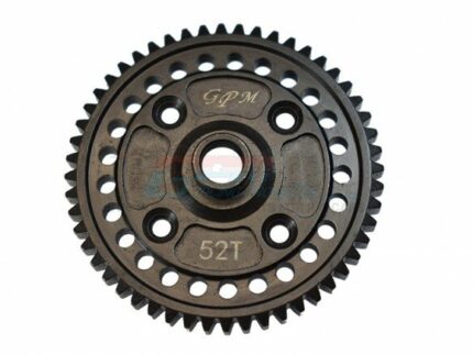 Hauptzahnrad 52T aus 4140 Carbonstahl Schwarz Sledge