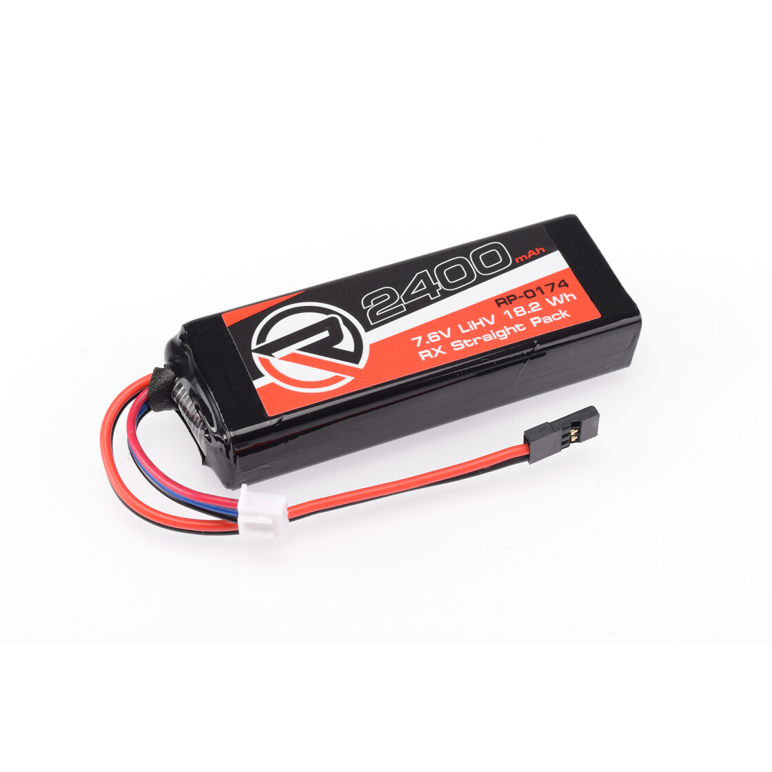 RP 0174 RUDDOG 2400mAh 7.6V LiHV RX Straight Pack – Bild 1