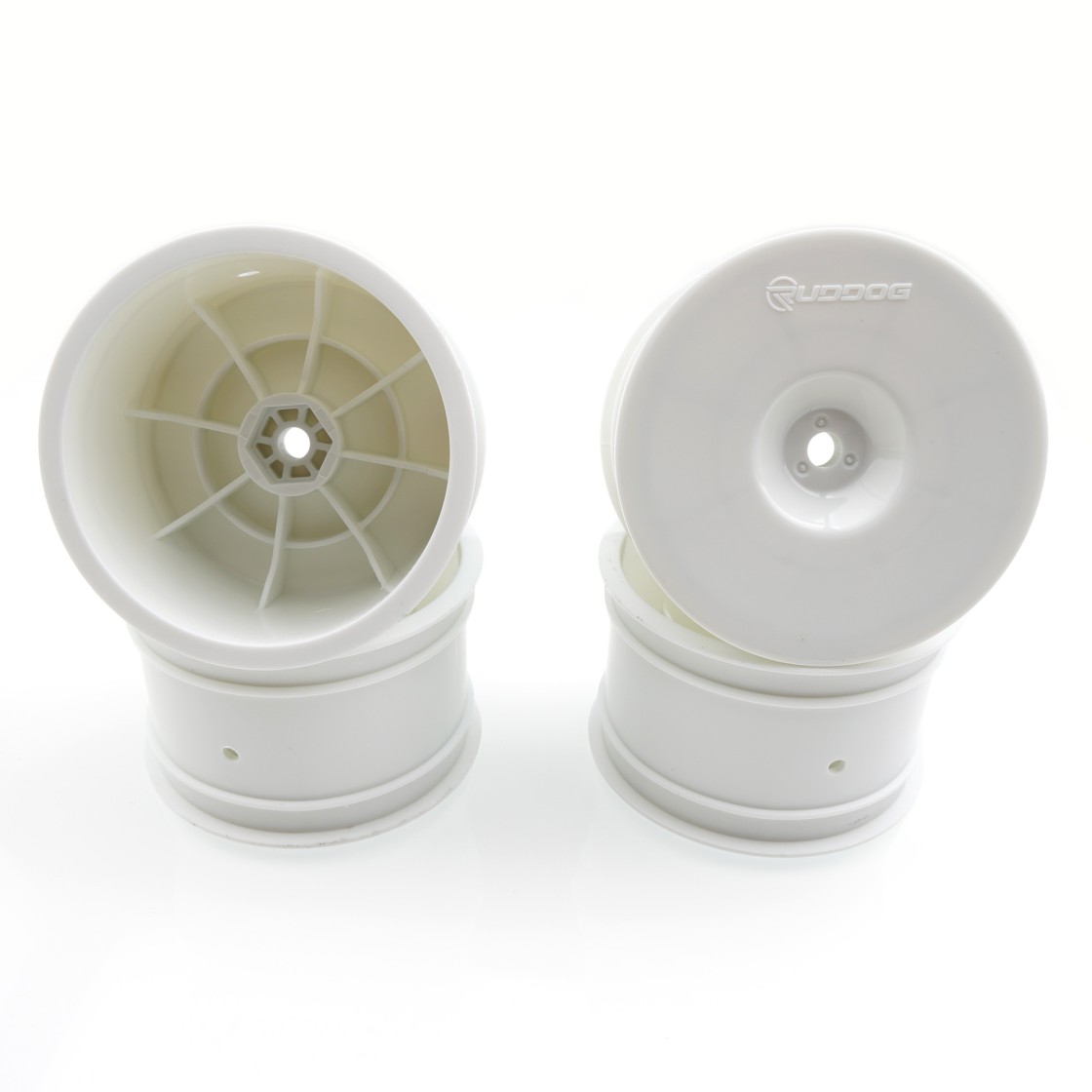RP 0753 RUDDOG Tekno RC /B84 / XB4 / LD3 - 2wd/4wd Rear Wheels 2.2" (White | 4pcs) – Bild 1