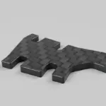 NMRN1006 Carbon Servo Tray Brace for Agama N1