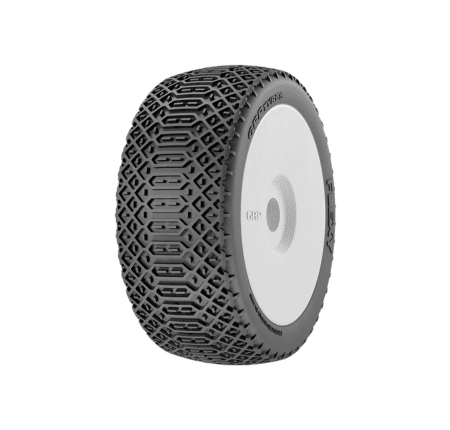 GMX40 S35 GRP -Flexy – S35 Soft – Komplettrad (1 Paar) weiß Felge – Bild 1