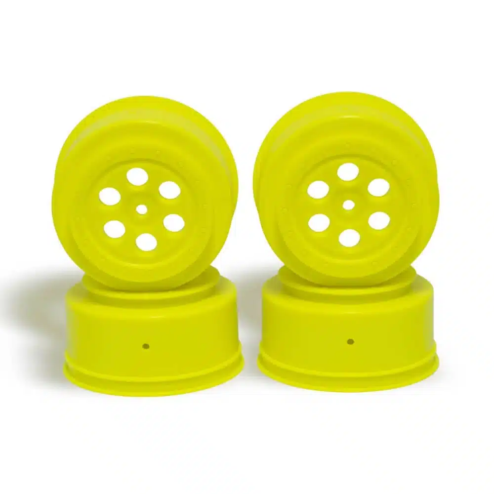 TKR2220Y TKR2220Y – TR606 SCT Wheel (YELLOW, SCT410 offset, 4pcs) – Bild 1