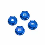 TKR5116BL – Wheel Nuts (T Logo, 17mm, serrated, BLUE ano, M12x1.0, 4pcs)