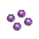 TKR5116BP – Wheel Nuts (T Logo, 17mm, serrated, PURPLE ano, M12x1.0, 4pcs)