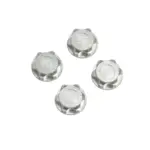TKR5116BX – Wheel Nuts (T Logo, 17mm, serrated, CLEAR ano, M12x1.0, 4pcs)