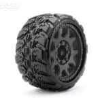 Jetko EX King Cobra LP Belted 3.8 Black Wheel MAXX 17mm (2)"