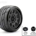 Jetko EX Super Sonic LP Belted 3.8 Black Wheel MAXX 17mm (2)"
