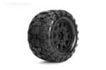 Jetko EX Tyre MT Raptor Belted 3.8 17mm-12mm Black Wheel"