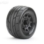 Jetko EX Tyre MT Super Sonic Black Wheel 2.8 Hex 12-14-17mm (2)"