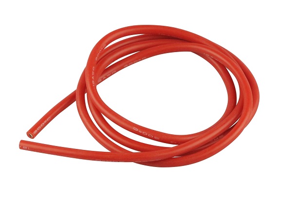 YUKI MODEL Silikonkabel 4mm² x 1000mm rot