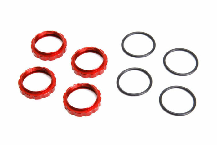 6252R Shock Adjustment Collars - Red