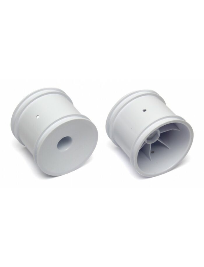 Team Associated /ET410Truck Hex Wheels, white