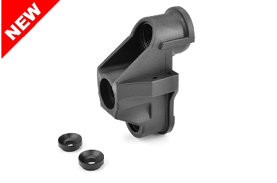Team Corally - HD Steering Block - Wide - Pillow Ball Cup (1) - Front - Composite - 1 Stück