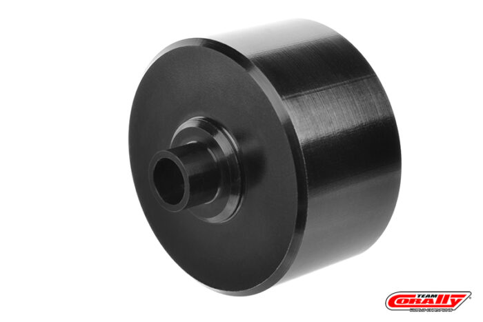 Team Corally - Xtreme Diff Case - 30mm - Aluminium 7075 - Hard Anodised - Black - Front / Rear