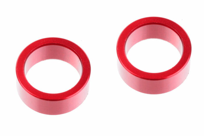 Team Corally - HDA Suspension Arm Insert - Inner - Aluminum - Red - 2 pcs