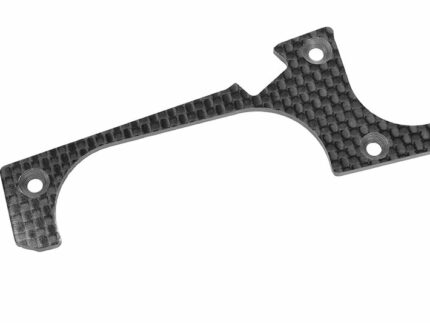 Team Corally - Suspension arm stiffener - Lower Front - Right - Graphite 3mm - 1 pc