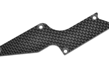 Team Corally - Suspension arm stiffener - Lower Rear - Left - Graphite 3mm - 1 pc