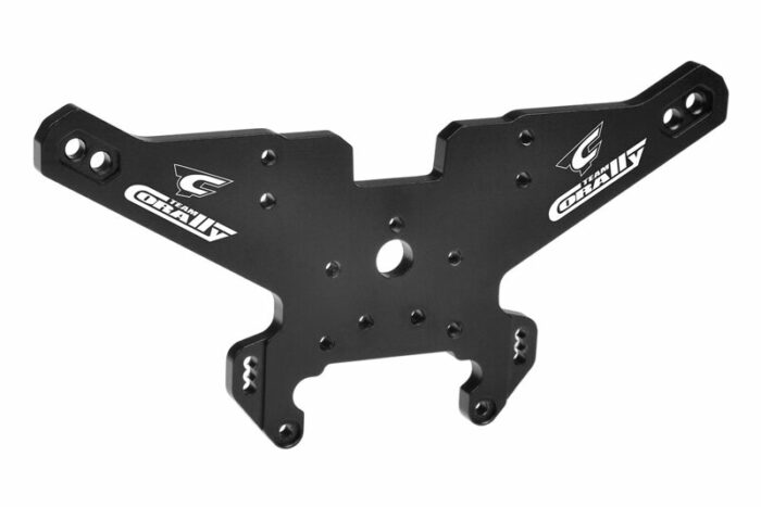 Team Corally - Shock Tower - MT-G2 - Rear - 5mm - Aluminum - Black - 1 pc