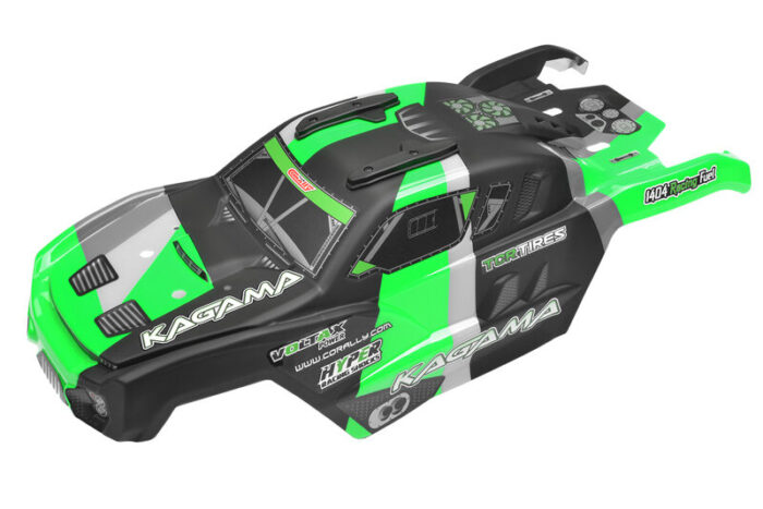 Team Corally - Body painted and cut - Kagama - Green- 1 pc