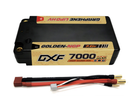 DXF 5mm 2S 7000mAh 7.6V 140C Shorty pack
