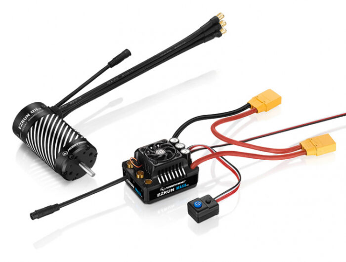 Hobbywing EzRun MAX8 G2 / 4278-2250Kv 3-4S - Sensored Sport ESC/Motor Combo - XT90 (x2)
