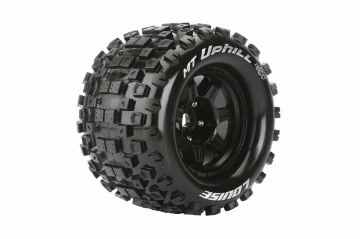 MFT MT 3.8 Uphill 1/8 Sport Felge schwarz 17mm TRAXXAS, HPI / 0 Offset / LOUISE