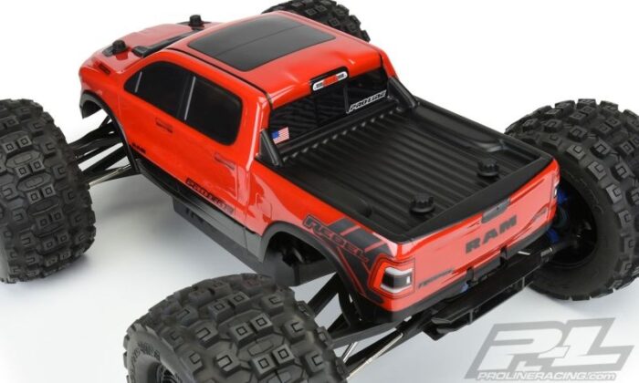 ProLine Ram Rebel 1500 Karo klar Pre-Cut für TRX E-Revo 2.0