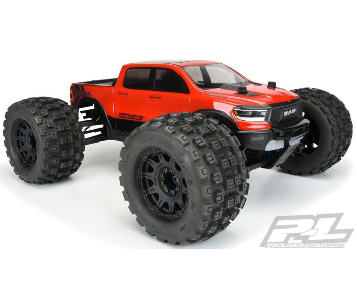 ProLine Ram Rebel 1500 Karo klar Pre-Cut für TRX E-Revo 2.0