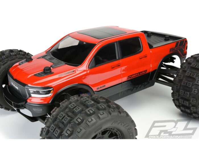 ProLine Ram Rebel 1500 Karo klar Pre-Cut für TRX E-Revo 2.0