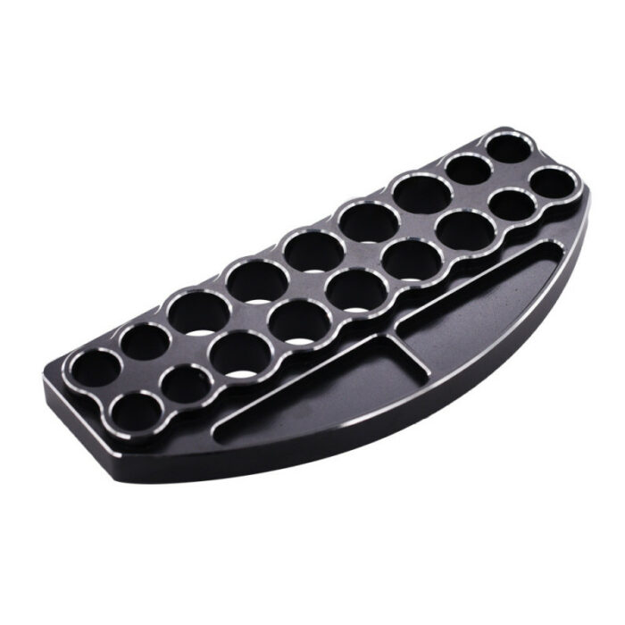 ALUMINUM TOOL STAND BLACK (18 TOOLS)