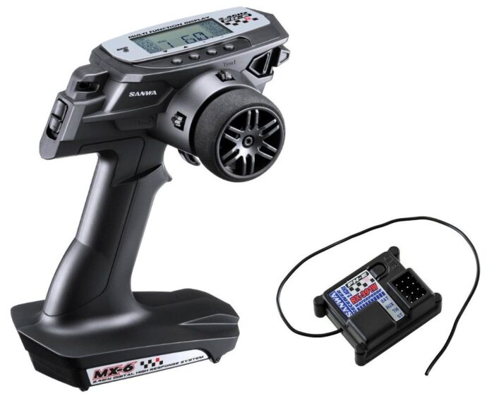 Sanwa MX-6 DRY 3 Kanal+RX-391W(waterproof Empfänger)/ohne Servos/2.4GHz