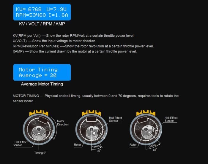SkyRC Motor Analyzer für Brushlessmotoren