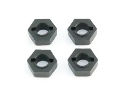 TKR1654-12mm Hex Adapters for M6 Driveshafts (front/rear, Slash/Stmpd 4×4, 2WD, 4pcs)