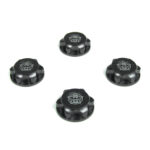 TKR5116C -Wheel Nuts (RC Logo, 17mm, gun metal anodized, M12x1.0, 4pcs)