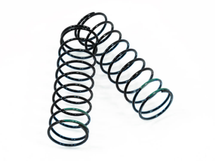 TKR6031D – Shock Spring Set (1.5 x 10.25T, 3.48lb/in, 73mm, green)