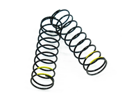 TKR6032C – Shock Spring Set (1.5 x 10.0T, 3.59lb/in, 78mm, yellow)