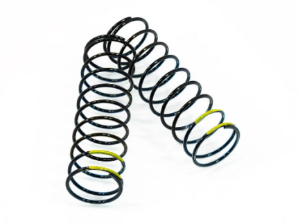 TKR6032D – Shock Spring Set (1.5 x 10.0T, 3.59lb/in, 73mm, yellow)