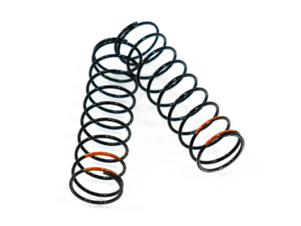TKR6033C – Shock Spring Set (1.5 x 9.75T, 3.71lb/in, 78mm, orange)