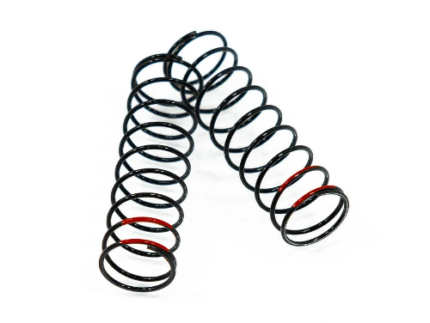TKR6034C – Shock Spring Set (1.5 x 9.5T, 3.83lb/in, 78mm, red)