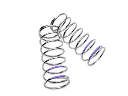 TKR6109 – Shock Spring Set (front, 1.6×7.5, 6.25lb/in, 57mm, purple)