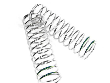 TKR6114-LF Shock Spring Set (rear, 1.5×13.0, 2.44lb/in, 70mm, green)