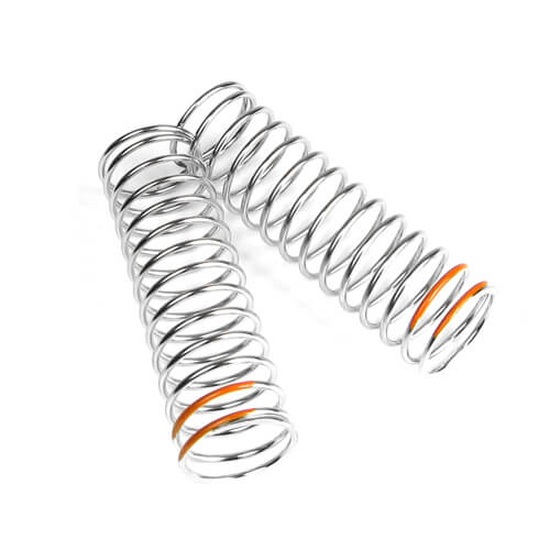 TKR6116-LF Shock Spring Set (rear, 1.5×11.75, 2.75lb/in, 70mm, orange)